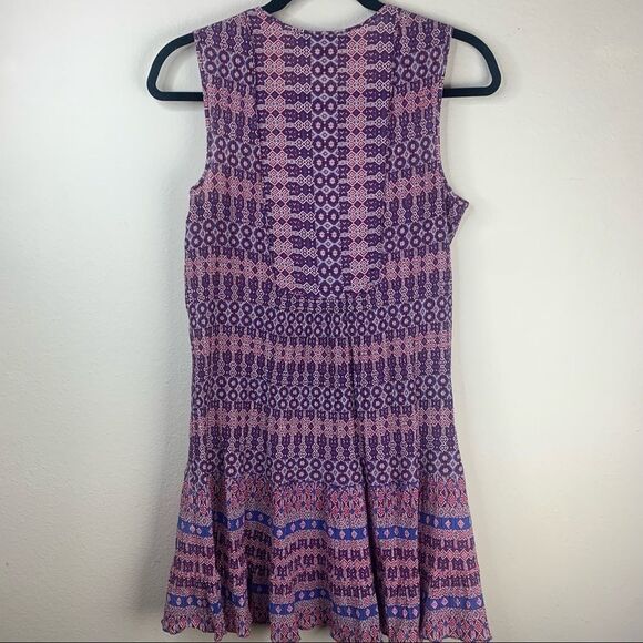 BCBGMax Azria Women's Yulissa Sleeveless Ruffled Button - Picture 6 of 13